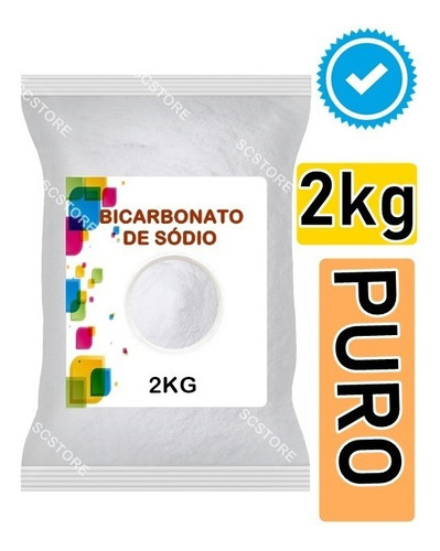 1kg Bicarbonato De Sódio Premium 100% Puro Alta Qualidade 