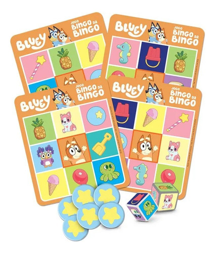 Juego De Loteria. Bluey. Mpuy