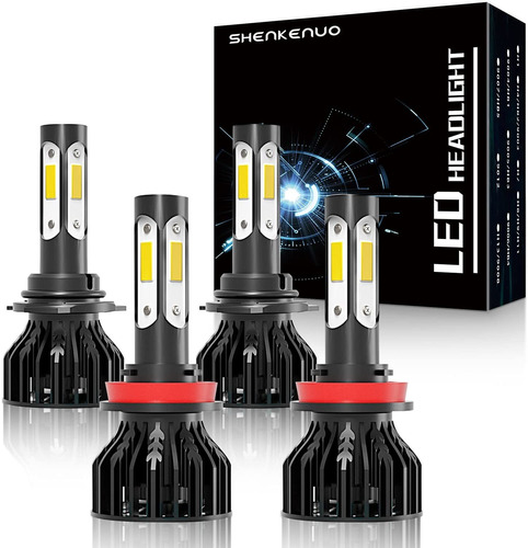 Para Honda City 2017-2020 Kit De Focos Led H11 Haz Alto/bajo