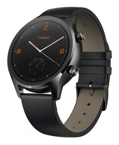 Relógio Smartwatch Ticwatch C2 Gps Wg12036-pxpx Cor da caixa Preto Cor da pulseira Preto Cor do bisel Preto