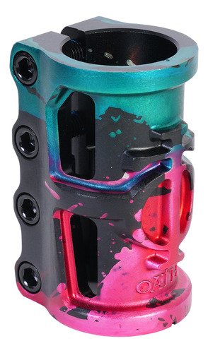 Clamp Oath Cage V2 Alloy 4 Bolt Scs Green/pink/black