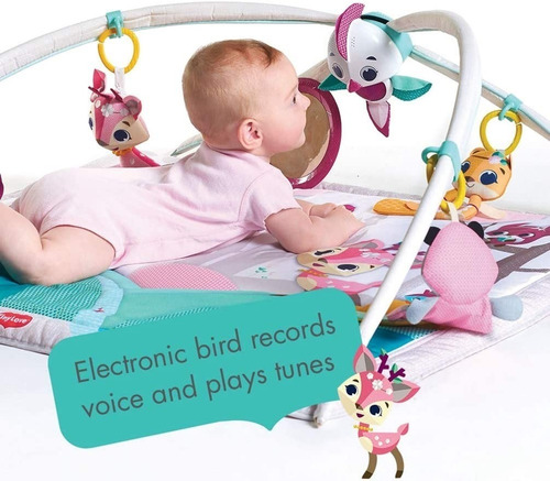 Imagen 2 de 8 de Manta Bebe Didáctica Gimnasio Musica Princesa Tiny Love
