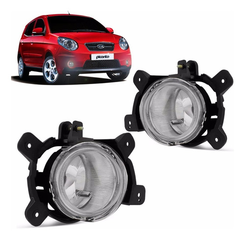 Par Farol De Milha Neblina Kia Picanto 2009 2010 2011