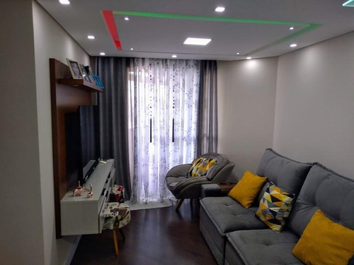 Apartamento Com 3 Dormitórios À Venda, 71 M² - Parque Jaçatuba - Santo André/sp - Ap63586