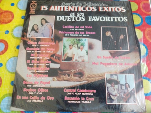 Serie De Colección Lp 15 Auténticos Exitos De Sus Duetos F Z