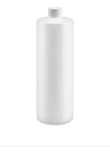 Envase Plastico Blanco 1 Litro  100 Pza C/ Tapa Y Lainer R24