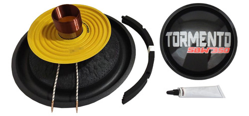 Kit Reparo Original Tormento Sbw 350w 12 Pol. Simples 4 Ohms