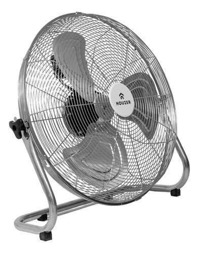 Kit Set 2 Ventiladores Piso Pared 23' 3 Aspas Metal Hogar Estructura Plateado Aspas Plata Diámetro 60 cm Frecuencia 60Hz Material de las aspas Acero