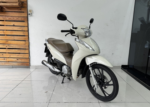 Honda Biz 125 2021 Branca 7.000 Km 