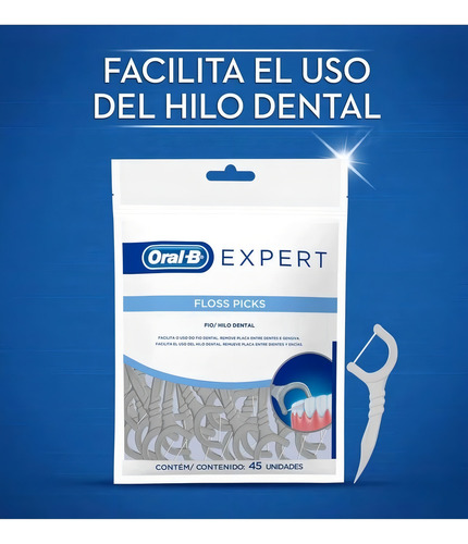 Flosser Dental Oral-b Con Aplicador Floss Picks - 2 Bolsas