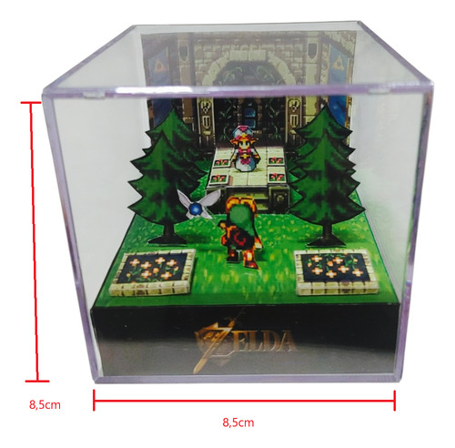 Cubo Diorama 2d Zelda