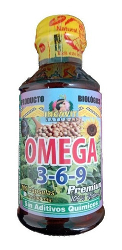 Omega 3 6 Y 9 100 Capsulas 500 Mg