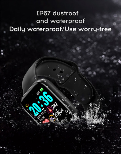 Smartwatch Mujer Deportivo D20 Y68 Para Xiaomi Ios /ip67