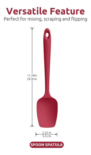 Juego 3 Espátulas Silicona Batidor Globos Acero Inoxidable