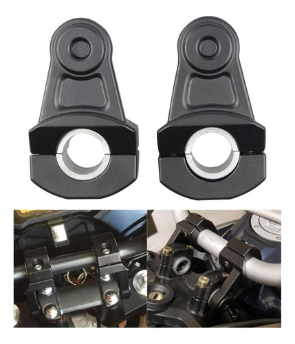 Universal De Guiador De Motocicleta 22mm A 28mm Extensões