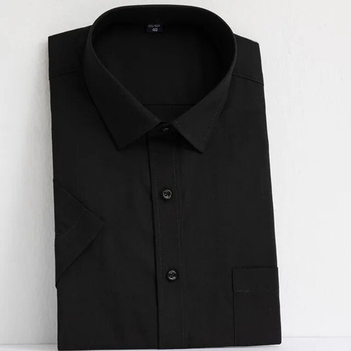 Camisa De Vestir De Manga Corta Para Hombre Plus, Camisa De