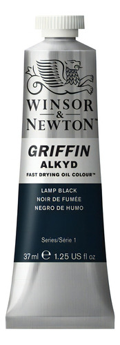 Oleo Griffin Winsor & Newton 37ml - Óleo Negro De Humo