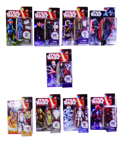 Star Wars- ( 9 Pack )-3.75¨the Force Awakens-c-21