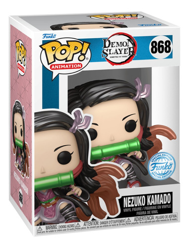 Funko Pop! Ds - Nezuko Kamado #868 Metallic Caja Dañada