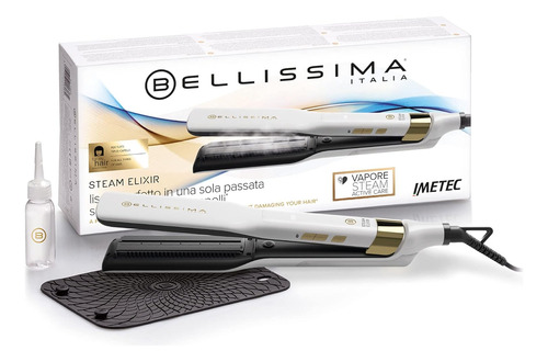 Bellissima Imetec Steam Elixir, Plancha De Pelo Con Vapor