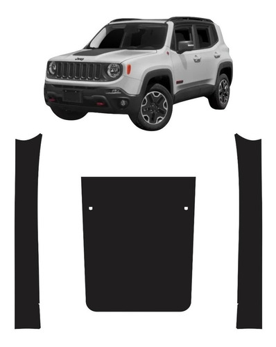 Kit Adesivos Capo Coluna Jeep Renegade Ca-14689