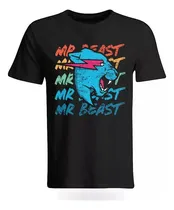 Comprar Polos Mr Beast Logo Tigre Algodón Reactivo Vend G