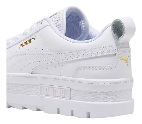 Puma basket platform blancas online
