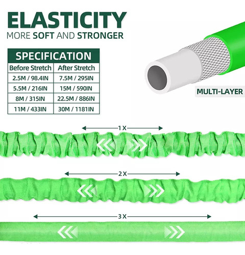 Manguera De Agua Mágica Flexible De 30 M, Mangueras De Plást