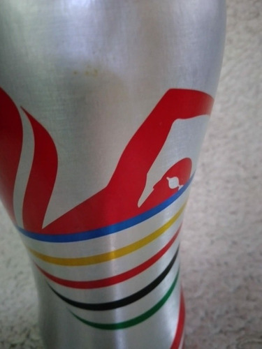 Coca Cola Coleccionable Vaso Aluminio Olimpiadas, Natacion