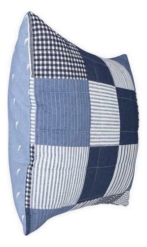 Set Colcha Nautica Holly Grove Fullqueen Algodón Reversible