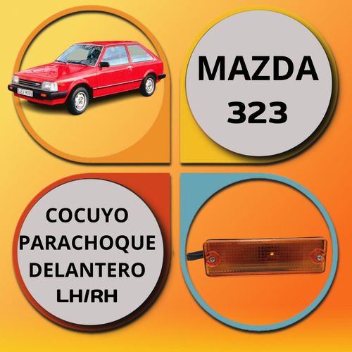 Cocuyo Rh/lh Parachoque Delantero Mazda 323