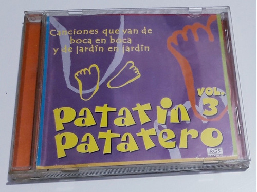 Patatin Patatero Vol 3 Canciones Que Van De Boca En Boca 