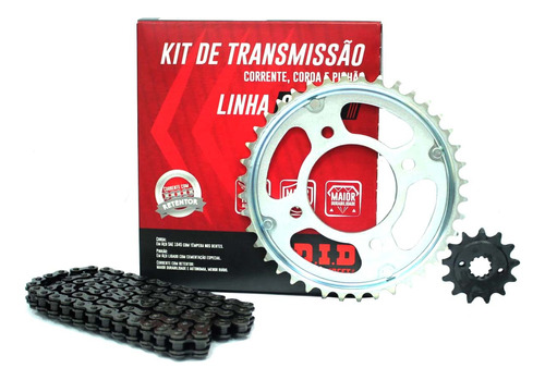 Kit Relação Transmissão Did C/ Retento Cb250 Twister 16 À 20