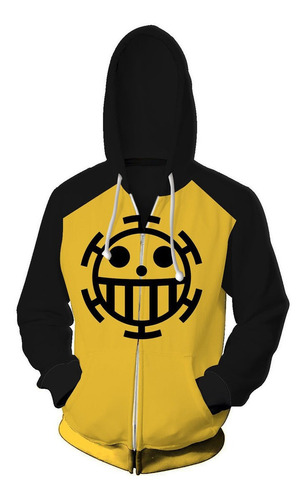 Trafalgar Law Sudadera Traje De Cosplay Amarillo