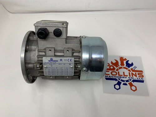 Motovario T63-cc4 Electric Motor 0.25kw 3ph 208-230/460v Ddd