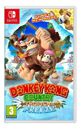 Donkey Kong Country Tropical Freeze Nintendo Switch Nuevo