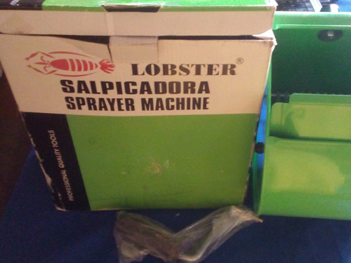 Salpicadora De Cemento Marca Lobster/original Color Verde