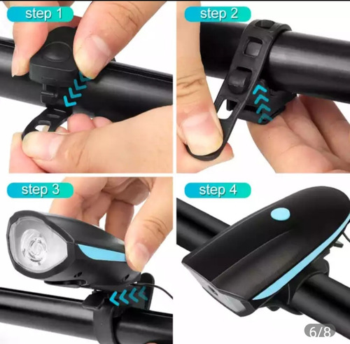 Imagen 5 de 8 de Luz Para Bicicletas