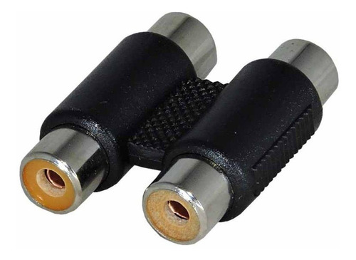 Emenda Dupla Rca Conector Adaptador Av Cabo Áudio E Vídeo