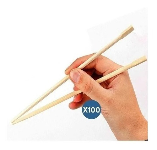 Palitos Chinos Bamboo Largo Para Sushi X100 Unidades