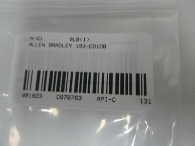 Allen Bradley 193-ed1db Overload Relay 3.2-16a Amp Nnr
