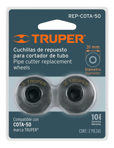 Cuchilla De Repuesto Para Corta Tubo De 2  50mm Truper