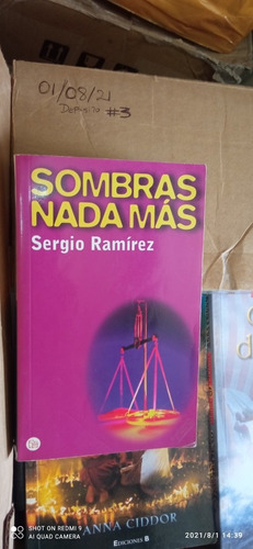 Libro Sombras Nada Más. Sergio Ramírez