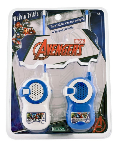 Walkie Talkie Avengers Marvel Antena Flex Original