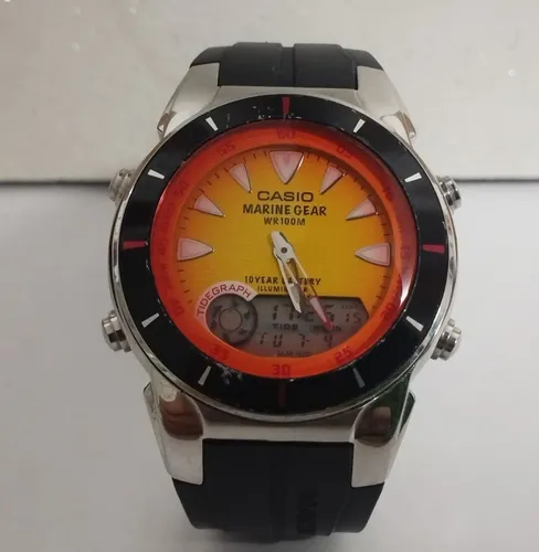 Casio marine cheap gear wr100m