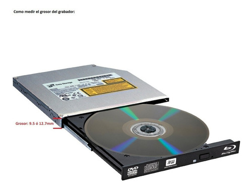 Caddy 12.7mm Universal Sata Notebook Disco Duro Ssd | Dfast