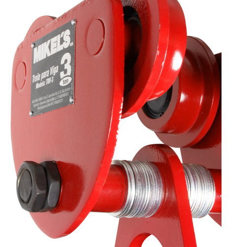 Trole Para Viga; Ancho Ajustable (3 Ton)