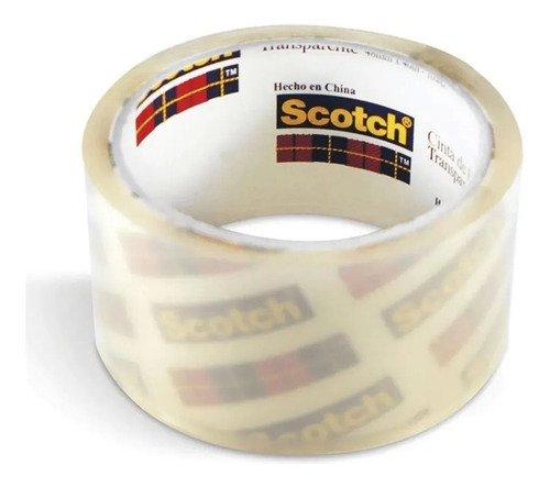 Imagen 1 de 5 de Cinta De Embalar Scotch Transp Empaque 48mm X40mts (packx6)
