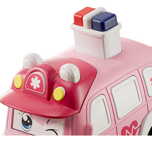 Press And Go-juguetes Educativos Para Coche, Ambulancia