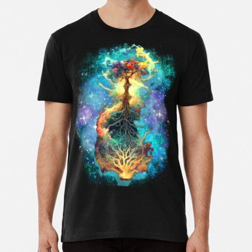 Remera Árbol Celestial De La Vida Algodon Premium